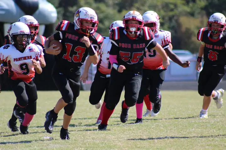 Four Oaks Cardinals game action