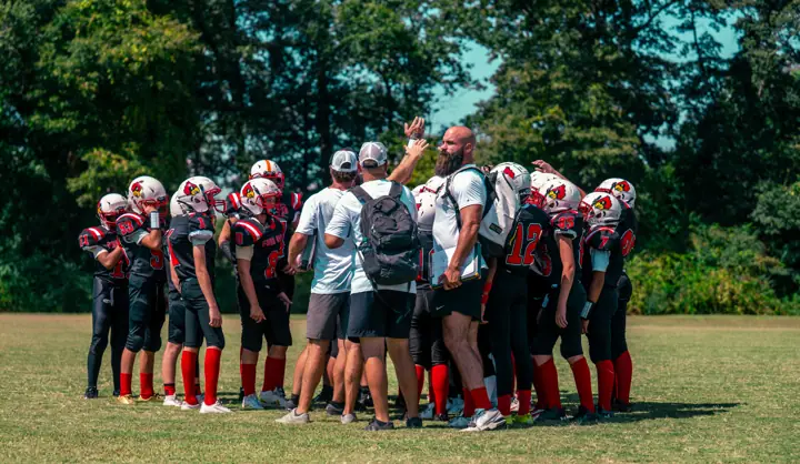 Four Oaks Cardinals game action
