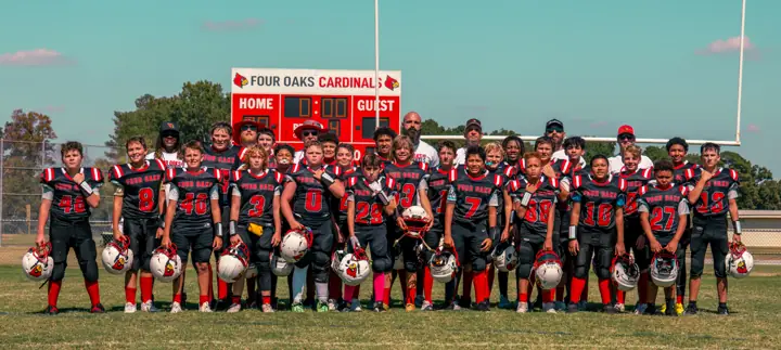 Four Oaks Cardinals team moment